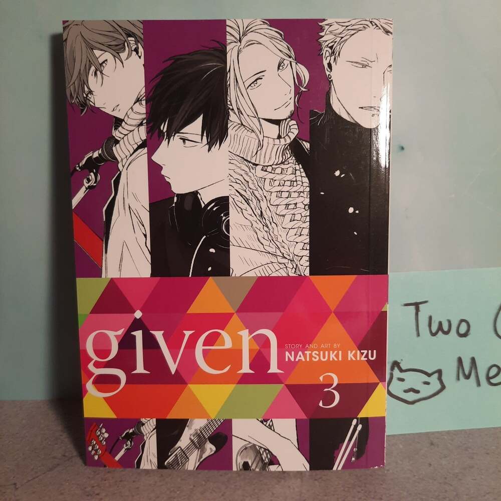 📚Given Vol. 3 Official English Manga Natsuki Kizu Yaoi